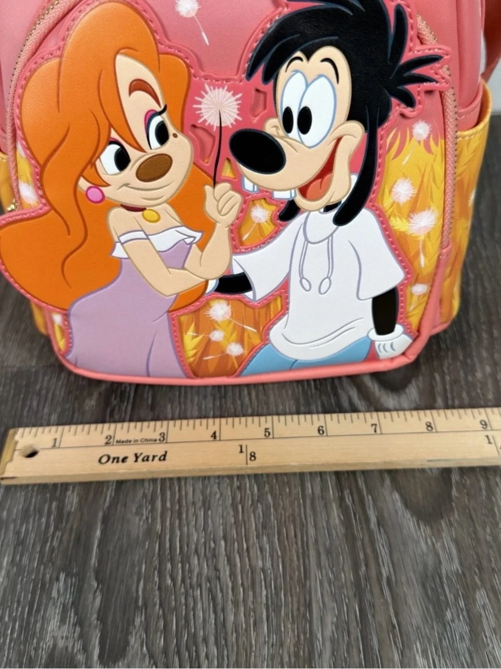 Disney Loungefly Pink 'Max & Roxanne' Mini Backpack or use as purse new with tag